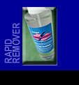 Adhesive remover, works in 60 seconds!
